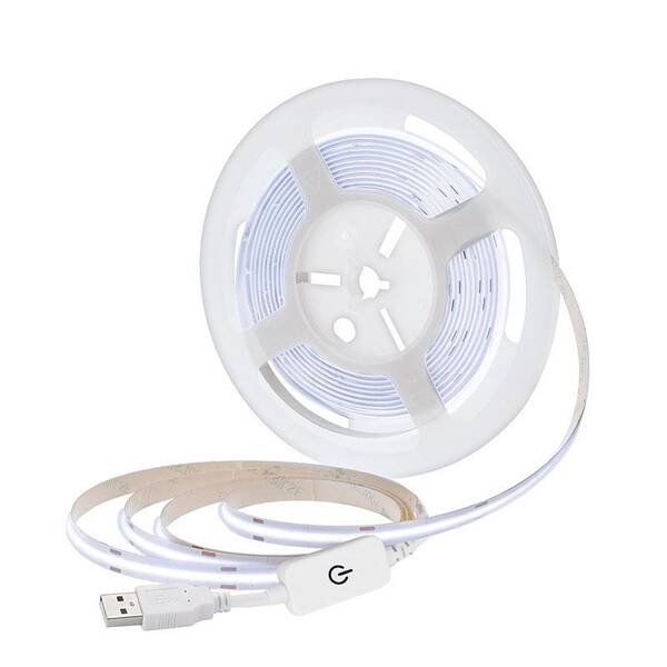 LED pásek Solight COB pásek, 5m, USB napájení černý

