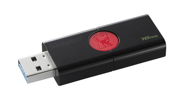USB Flash Kingston 16GB černý/červený

