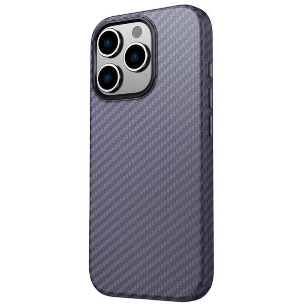 Kryt na mobil Swissten MagStick Shell na Apple iPhone 15 fialový

