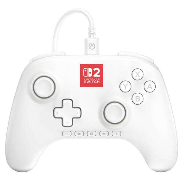 Gamepad PowerA Advantage - Nintendo Switch 2 Lumectra bílý

