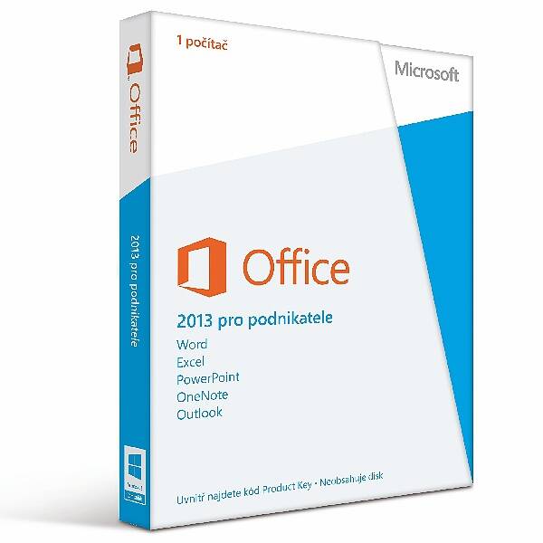Software Microsoft Office 2013 CZ pro podnikatele 
