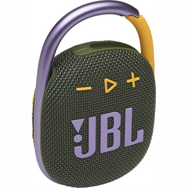 Přenosný reproduktor JBL CLIP 4 zelený

