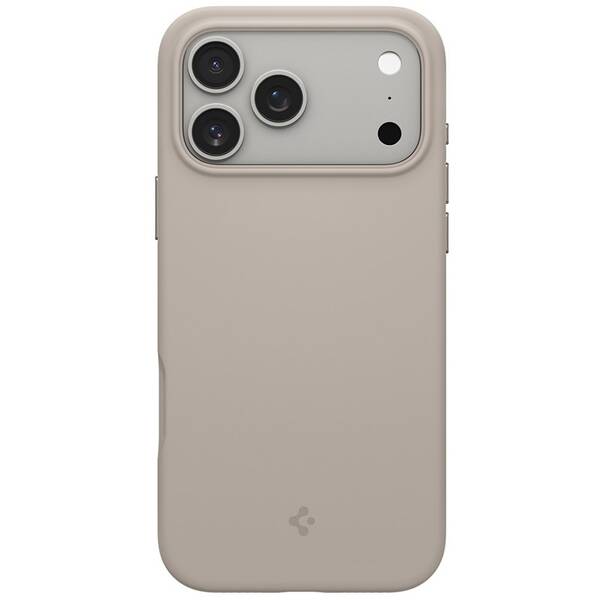 Kryt na mobil Spigen Silicone Fit MagSafe na Apple iPhone 17 Pro Max béžový

