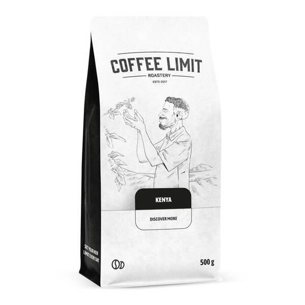 Káva zrnková COFFEE LIMIT Kenya Mount Selection 500 g 

