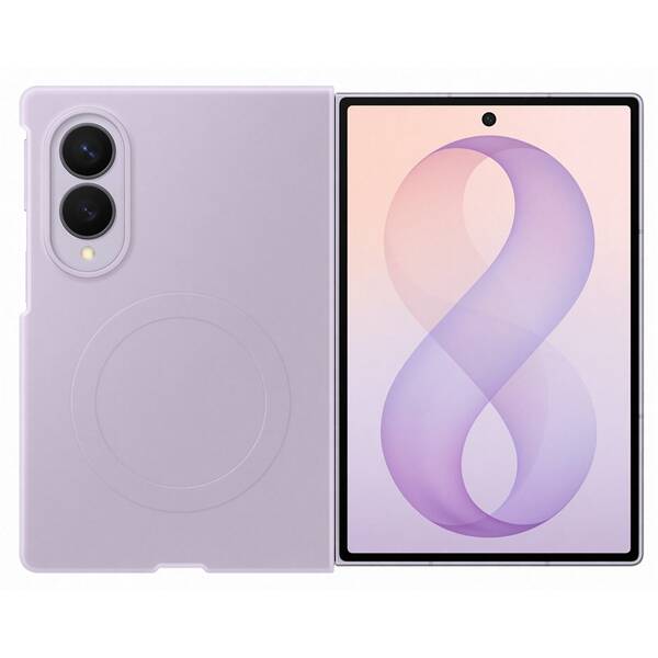 Kryt na mobil Samsung Silikonový  s magnetem Galaxy Z Fold8 fialový

