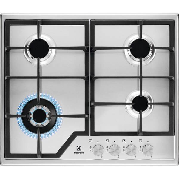 Plynová varná deska Electrolux KGS6436SX nerez

