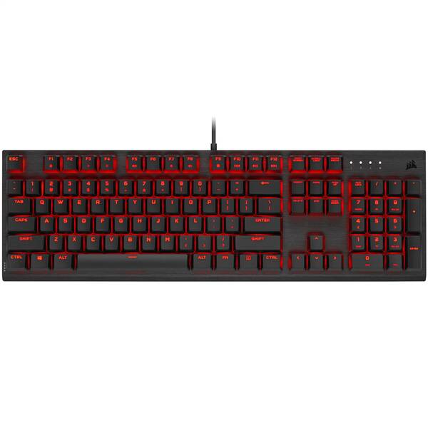 Klávesnice Corsair K60 PRO Red LED černá

