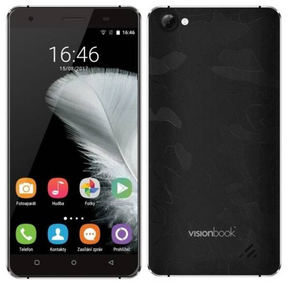 Mobilní telefon Umax VisionBook P50 Plus LTE černý

