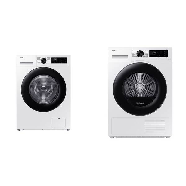 Set výrobků Samsung WW80CGC04DAELE + DV90DG52A0AELE bílá barva
 Set výrobků Samsung WW80CGC04DAELE + DV90DG52A0AELE bílá barva
