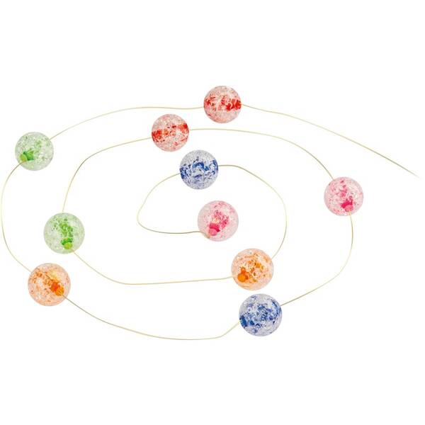 Vánoční osvětlení RETLUX RXL 384, řetěz nano kuličky, 10 LED, 2 m, multicolor 

