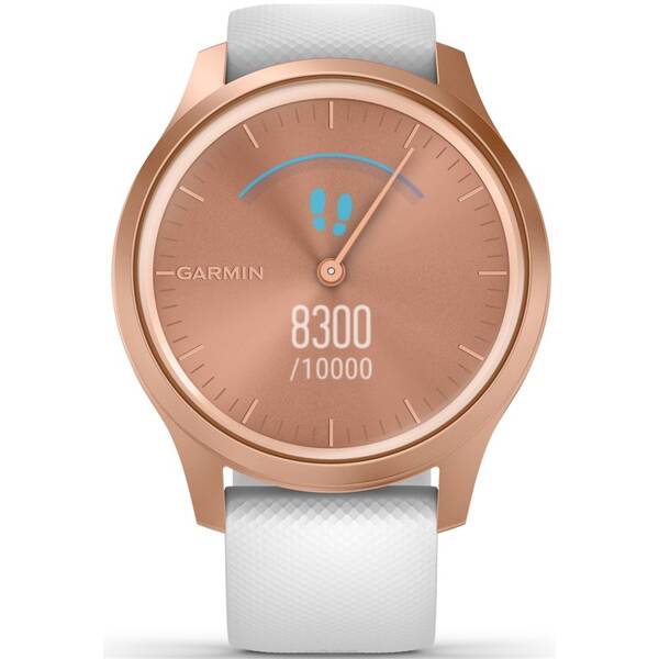 Chytré hodinky Garmin vivomove3 Style RoseGold/White - ZÁNOVNÍ - 12 měsíců záruka 

