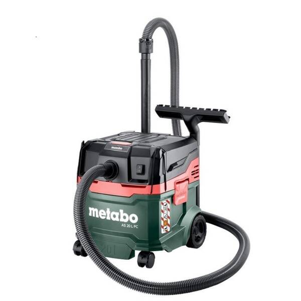 Průmyslový vysavač Metabo AS 20 L PC All 602083000 černý/červený/zelený

