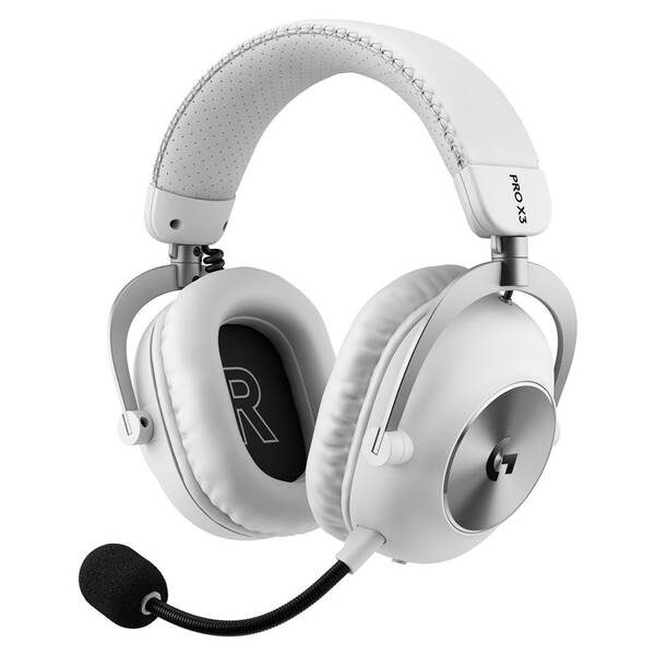 Headset Logitech PRO X3 LIGHTSPEED Wireless bílý

