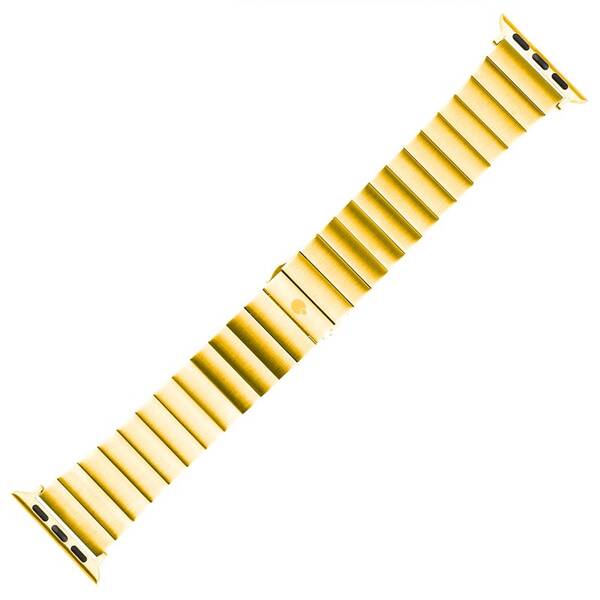 Řemínek COTECi na Apple Watch 42/44/45/49 mm, ocelový zlatý


