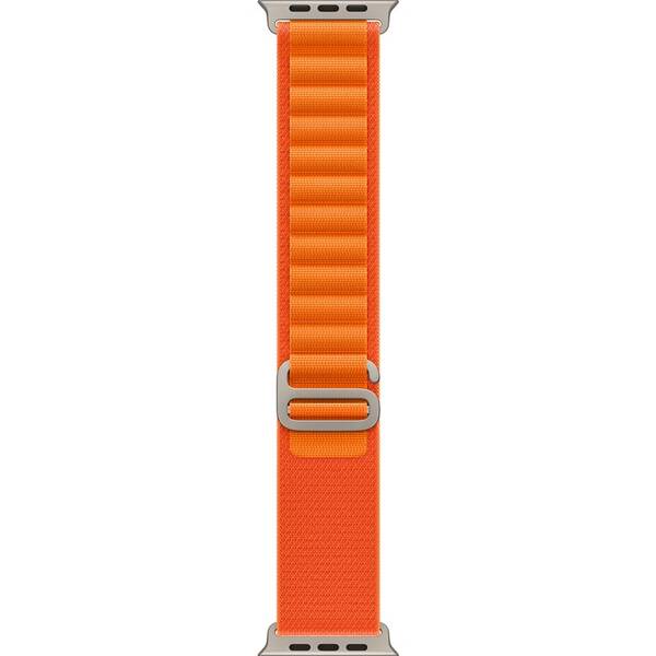 Řemínek Apple 49mm oranžový alpský tah - M 

