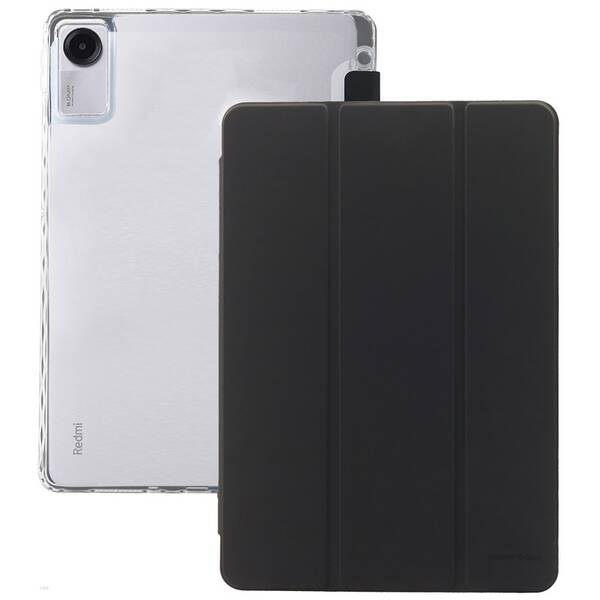 Pouzdro na tablet flipové Mobile Origin Easy Tablet Case na Xiaomi Redmi Pad SE 11 černé/průhledné

