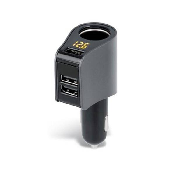 Adaptér do auta Forever CSS-04, 3x USB černý

