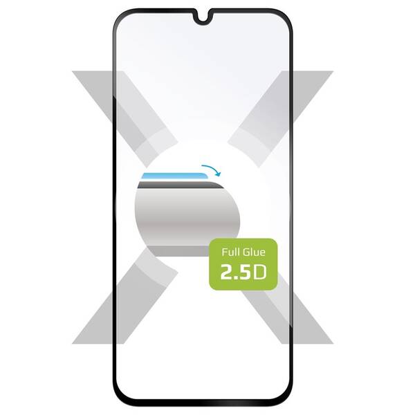 Tvrzené sklo FIXED Full-Cover na Samsung Galaxy A70/A70s černé

