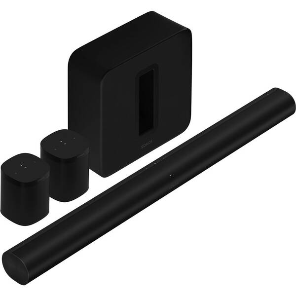 Soundbar SONOS Arc 5.1 + subwoofer SONOS Sub gen.3 + 2x repro SONOS One SL černý

