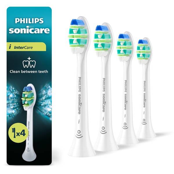 Náhradní hlavice Philips HX9004/87, 4 ks bílá

