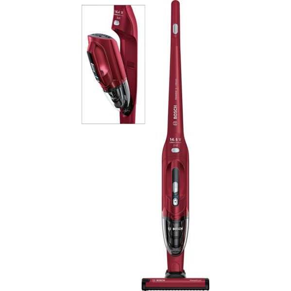 Tyčový vysavač Bosch BBH2P14L červený

