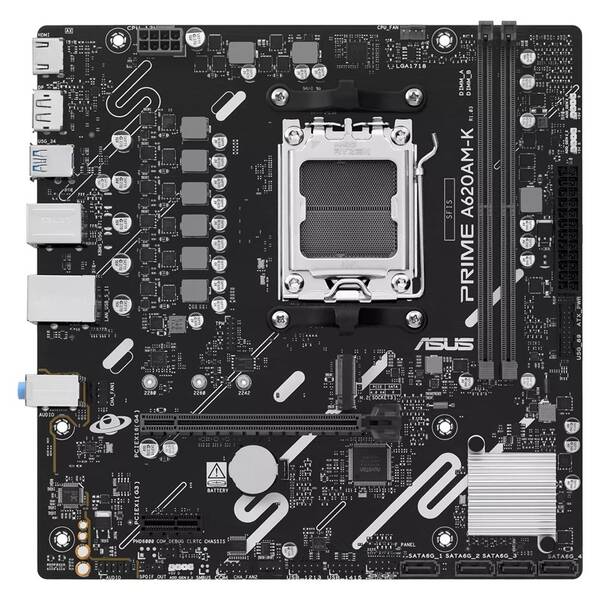 Základní deska Asus Prime A620AM-K černá

