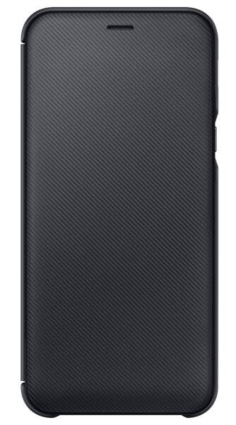 Pouzdro na mobil flipové Samsung Wallet Cover na Galaxy A6 černé

