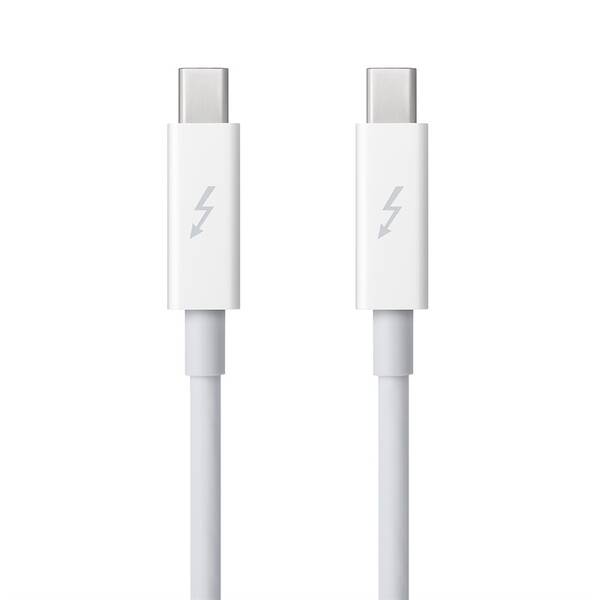 Kabel Apple Thunderbolt, 0.5 m bílý

