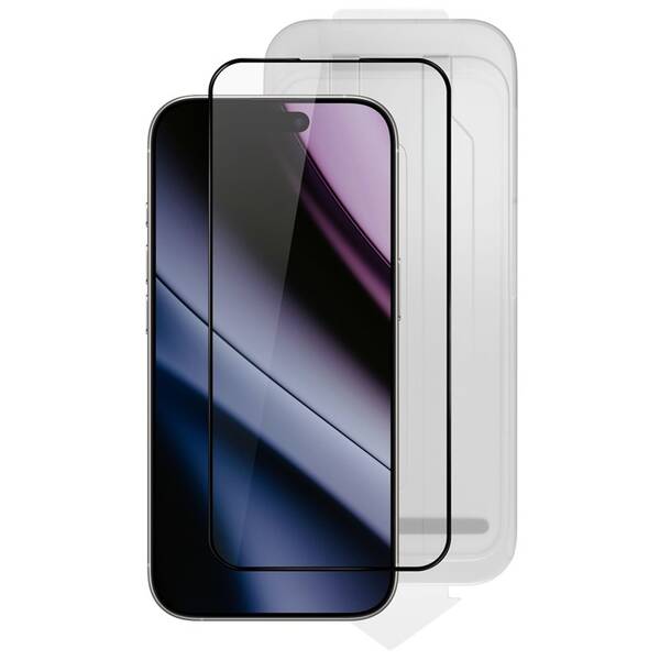 Tvrzené sklo Epico ImpactCeramic Glass 3D Ultra s aplikátorem na Apple iPhone 17 Pro 

