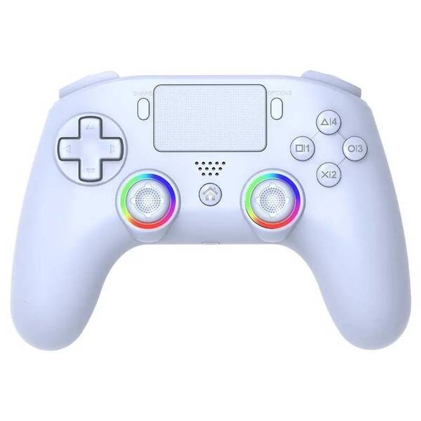 Gamepad SUPERDRIVE Wireless LED PS5/PC bílý

