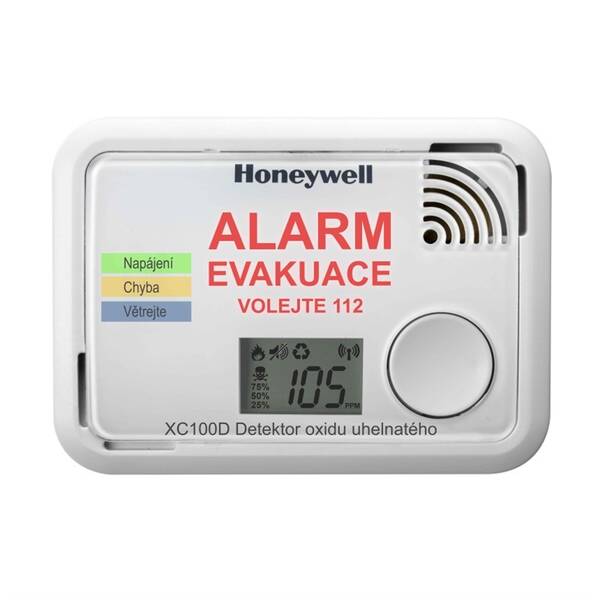 Detektor oxidu uhelnatého Honeywell XC100D-CSSK-A, Alarm Scan 

