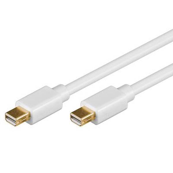 Kabel PremiumCord Mini DisplayPort, M/M, 2m bílý

