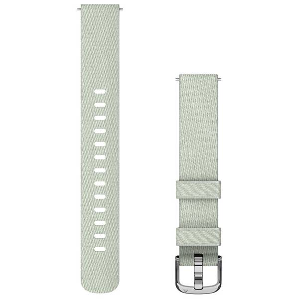 Řemínek Garmin Lily 2 (14 mm), nylonový, Sage Gray/Silver 

