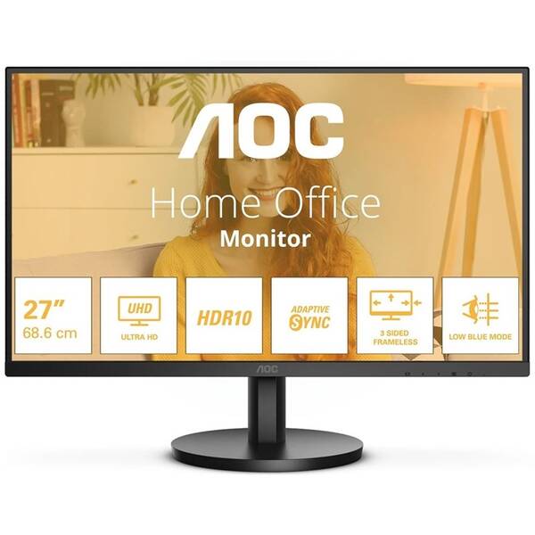 Monitor AOC U27B3M černý

