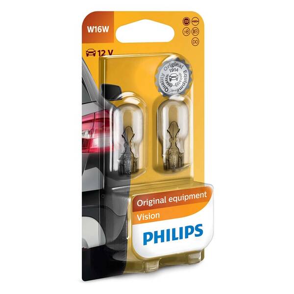 Autožárovka Philips Vision W16W (2 ks) 

