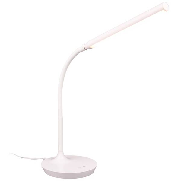 Stolní LED lampička Reality Toro bílá

