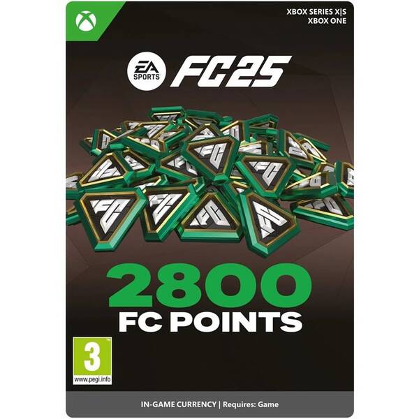  EA Sports Xbox FC 25 - FC POINTS 2800 - elektronická licence 

