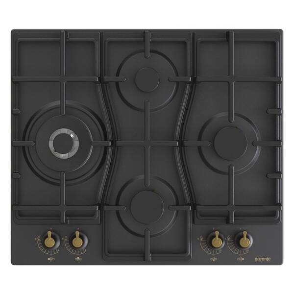 Plynová varná deska Gorenje GW6D42CLB WOK černá barva
