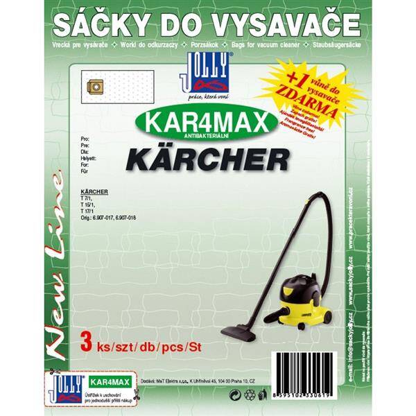 Sáčky do vysavače Jolly MAX KAR 4  (3 ks) 

