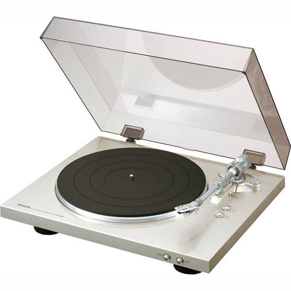 Gramofon Denon DP-300F stříbrný

