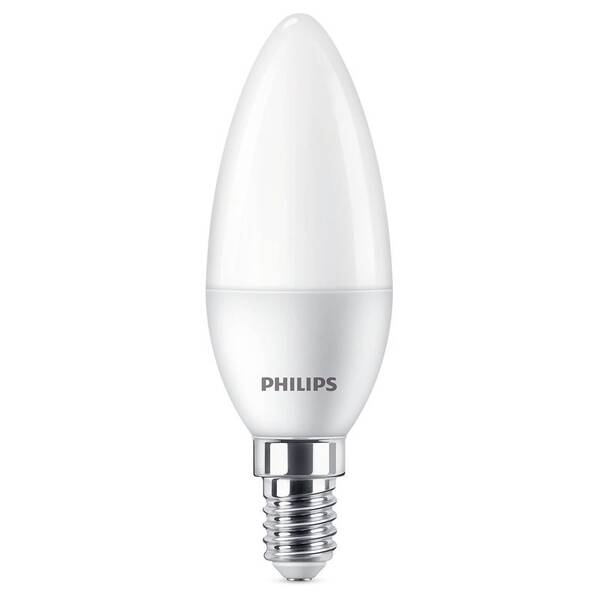 Žárovka LED Philips svíčka, 5W, E14, teplá bílá 

