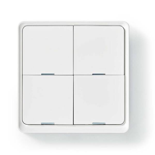 Vypínač Nedis SmartLife, Zigbee 3.0, 4 tlačítka bílý

