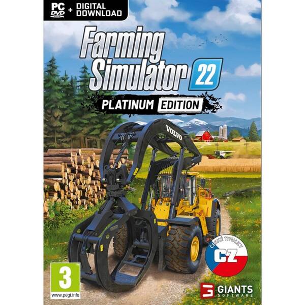 Hra GIANTS software PC Farming Simulator 22: Platinum Edition 

