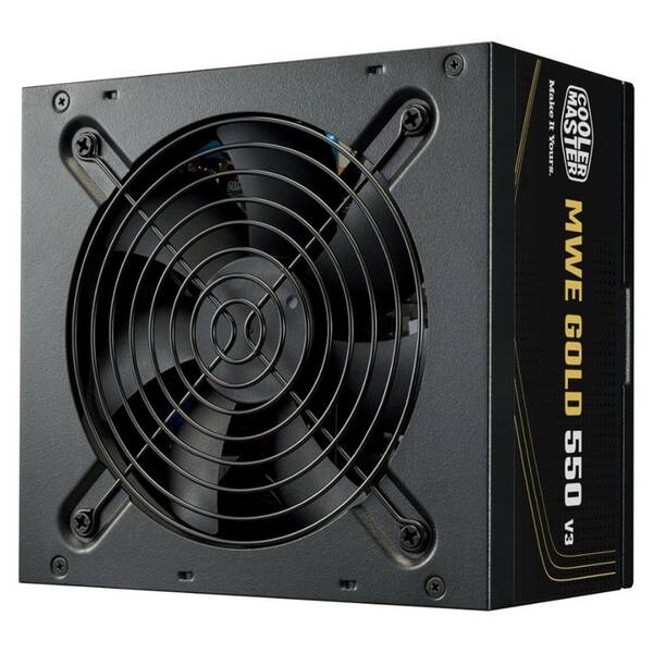 Zdroj Cooler Master MWE Gold V3 550W, 80+ Gold, ATX 3.1 černý

