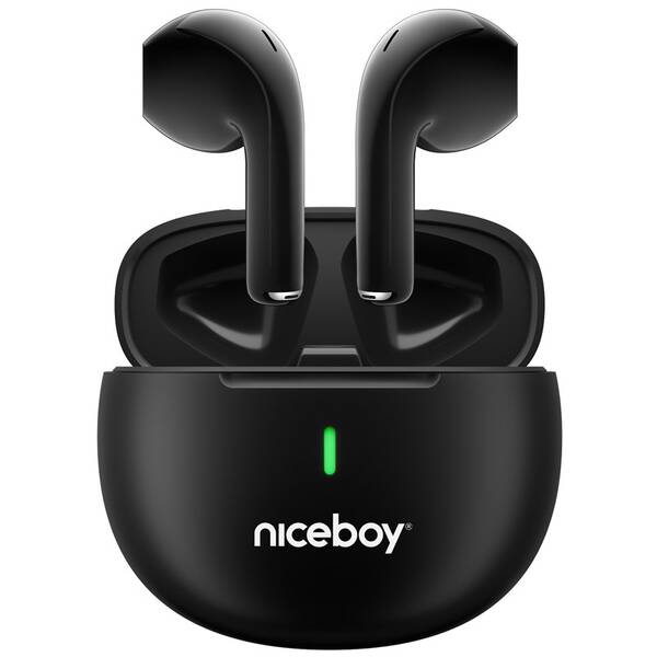 Sluchátka Niceboy HIVE Beans POP černá barva
