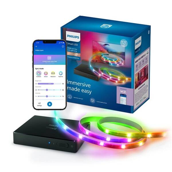 LED pásek Philips Smart LED HDMI 2.0 Sync box kit 55"-65" EU černý

