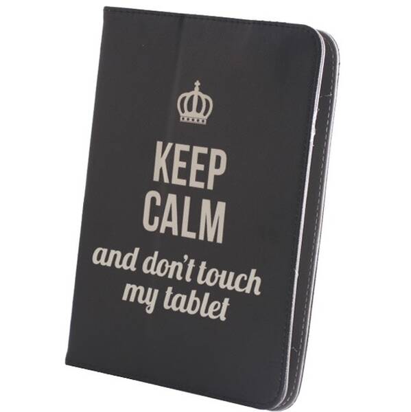 Pouzdro na tablet flipové GreenGo Keep Calm na tablet 7-8" 

