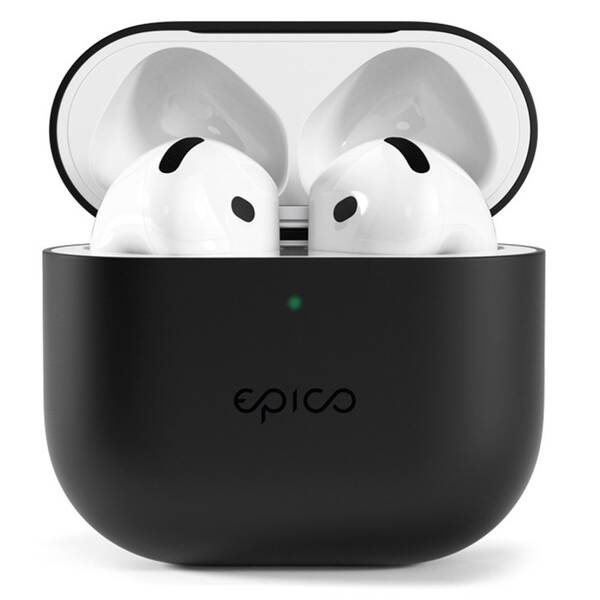Pouzdro Epico Silicone pro Apple AirPods 4 černé

