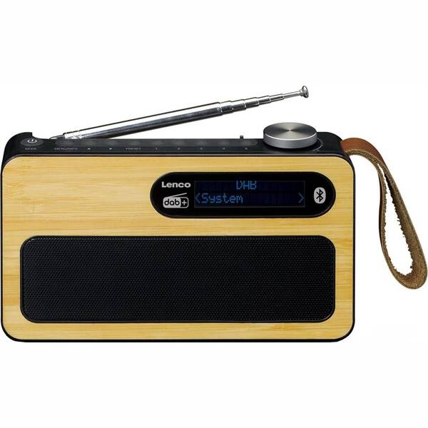 Radiopřijímač s DAB+ Lenco PDR-040 dřevo

