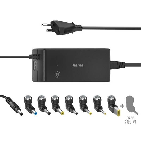 Napájecí adaptér Hama univerzální pro notebook,12-22 V, 90 W 

